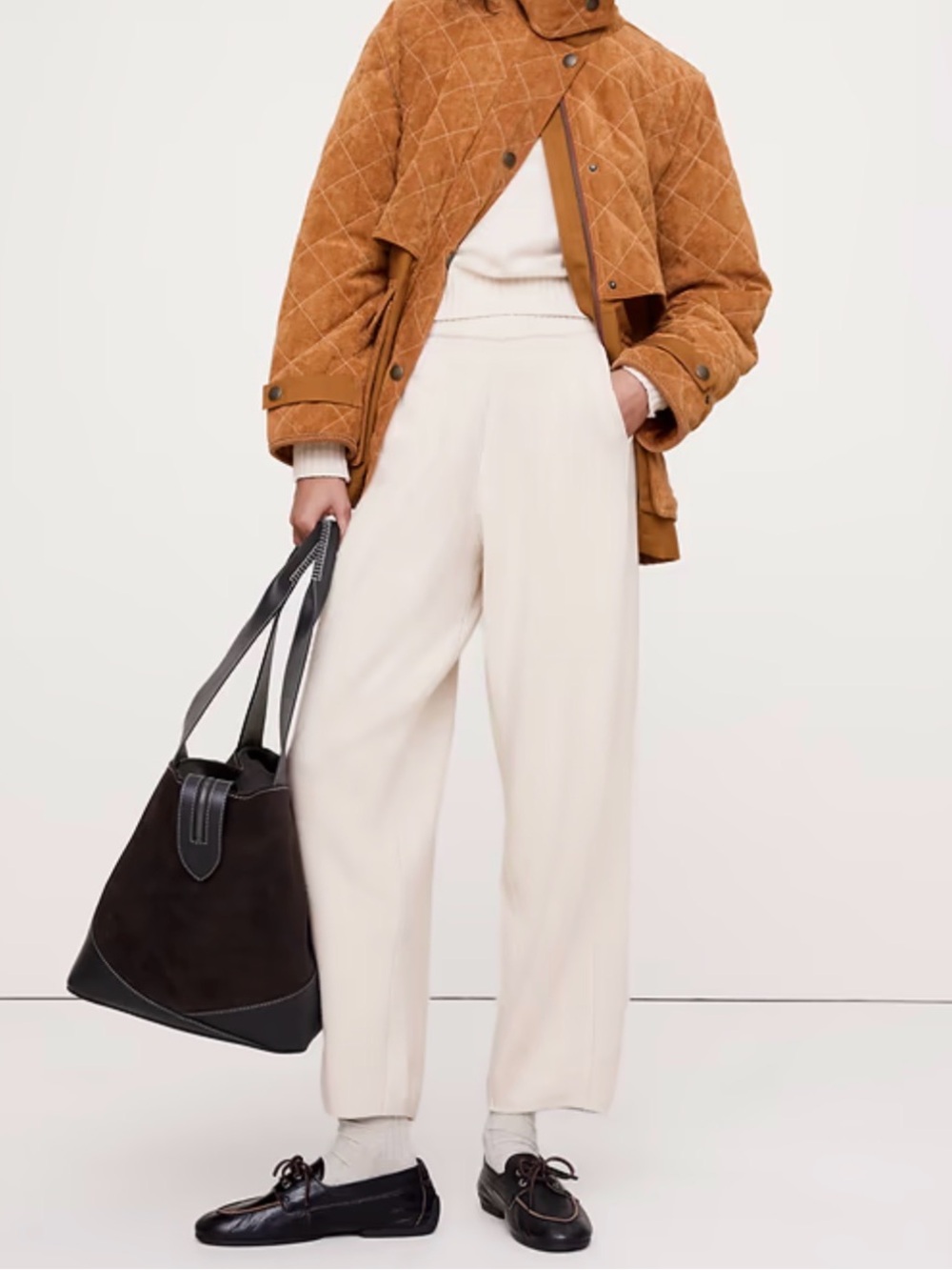 Banana Republic MERINO-COTTON BARREL SWEATER PANT